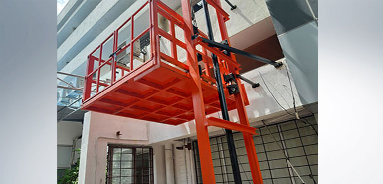 Hydraulic Goods Lift Machine