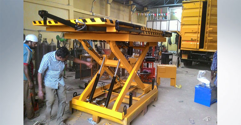 Hydraulic Scissor Lift Manufacturers Hyderabad